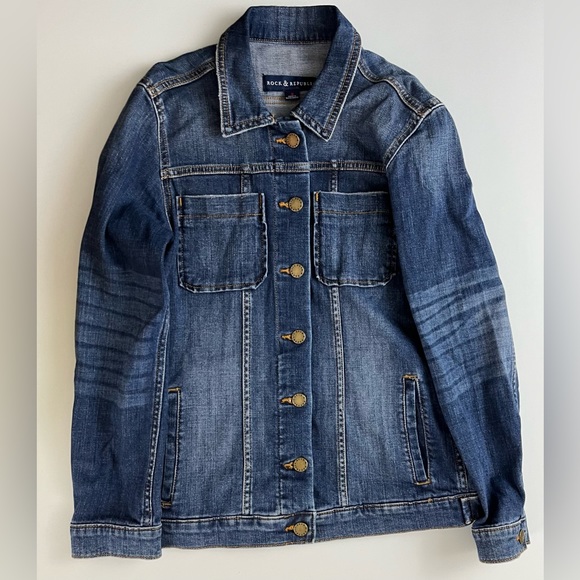 Rock and Republic jean jacket - Picture 1 of 4